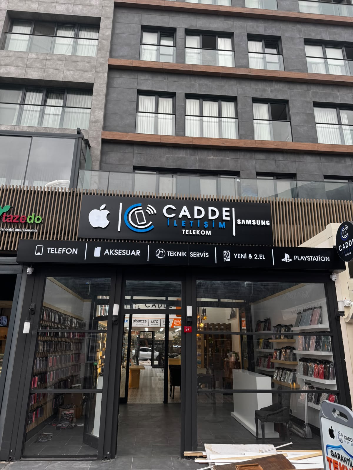 Cadde İletişim dış cephe Çamsan Park